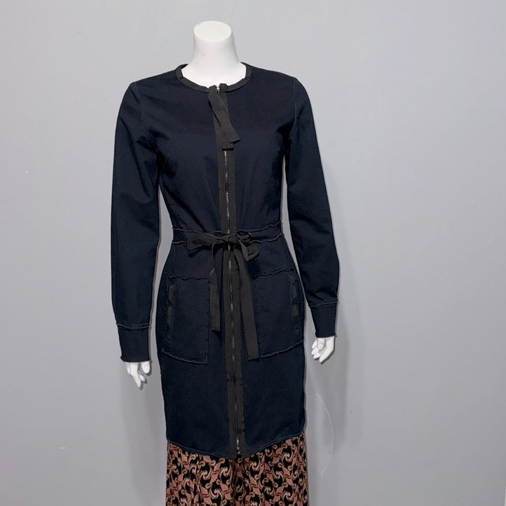 Elie Tahari Navy Coat/Dress EUC